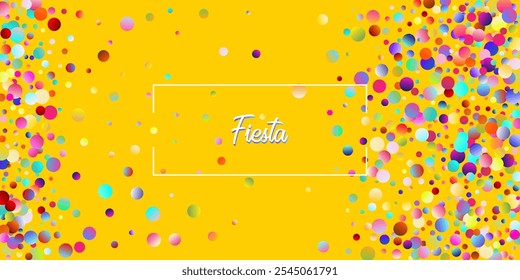 Fondo de Vector de explosión de confeti de carnaval. Círculos coloridos, burbujas, decoración del brillo. Tinsel de color que cae, diseño de la celebración de la fiesta. Cumpleaños, Año Nuevo, Fiesta de Navidad Confeti Lluvia Ducha.