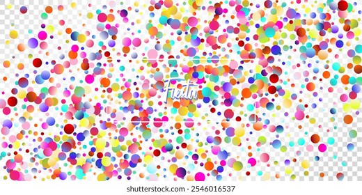 Plano de fundo de vetor de explosão de confete de carnaval. Falling Color Tinsel, Projeto de celebração da festa. Aniversário, Ano Novo, Chá de chuva em Confete de Festa de Natal. Círculos Coloridos, Bolhas, Decoração Brilhante.