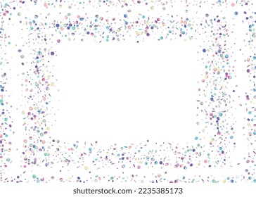 Carnival Confetti. Retro Element. Rainbow Sparkles. Kaleidoscope Tinsel. Blue Shiny Texture. Festive Foil. Glitter Art. Disco Abstract Wallpaper. Pink Carnival Confetti