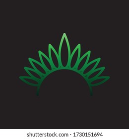 carnival crown nolan icon. Simple thin line, outline vector of Carnival and amusement icons for ui and ux, website or mobile application
