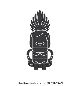 Carnival dancer icon, vector illustration design. Carnival characters collection.
