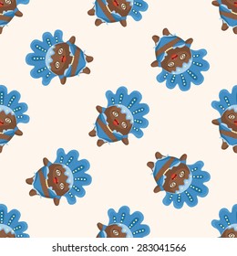 Carnival Dancer ,seamless pattern