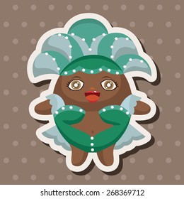 Carnival Dancer theme elements