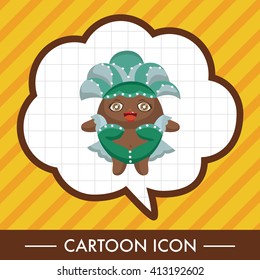 Carnival Dancer theme elements