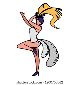 carnival dancers design