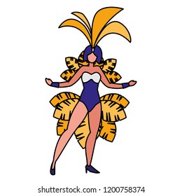 carnival dancers design