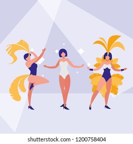 carnival dancers design