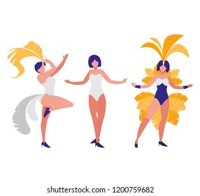 carnival dancers design