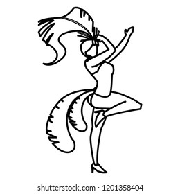 carnival dancers design
