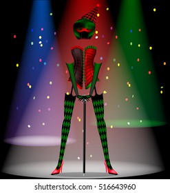 carnival dancing corset