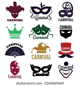 Carnival Designs Collection vector Masks