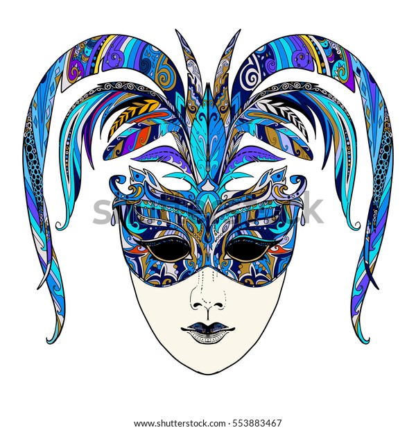 mardi gras mask paintings