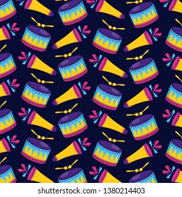 carnival drum fireworks background