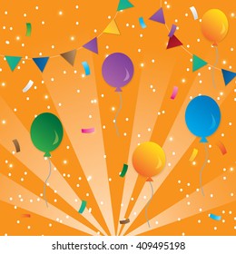 carnival explosion balloons