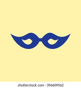 Carnival Eye Mask, Party Mark Icon.