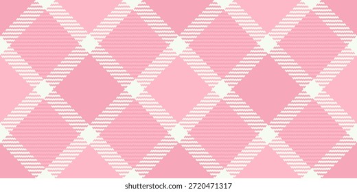 Carnival fabric vector textile, 60s background pattern texture. Towel plaid check tartan seamless in red and light colors palette.