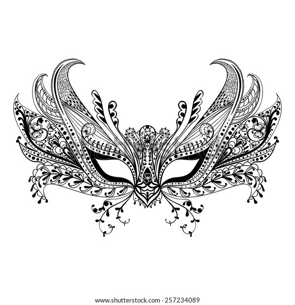 carnival-face-mask-symbol-venice-lace-stock-vector-royalty-free-257234089