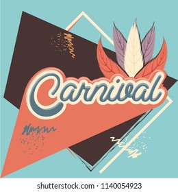 carnival feather hat accessory