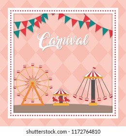 Carnival festival cartoons