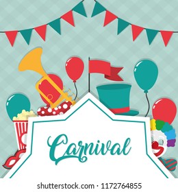 Carnival festival concept