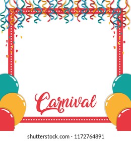 Carnival festival concept