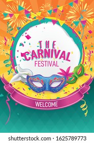 carnival festival illustration banner fun fair