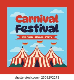 Carnival Festival Social Media Post