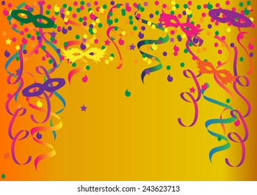 Carnival festive background vector