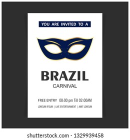 Carnival festive posters set. Bright confetti fireworks, Festival abstract color background. Rio carnival background