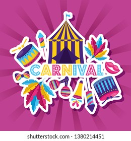carnival festive tent