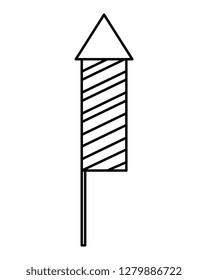 carnival firework rocket icon