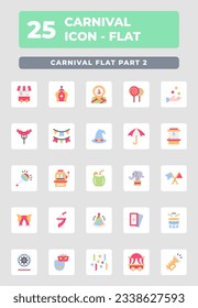 Carnival Flat Style Icon Design