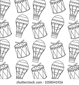 carnival funfair festive pattern