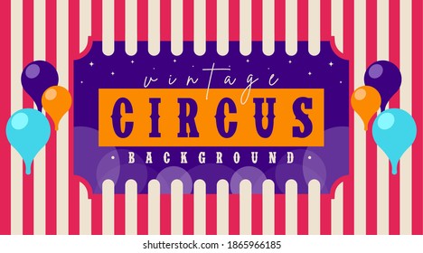Carnival funfair flyer and web banner background illustration vector