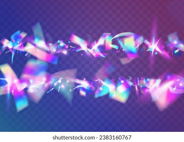 Carnival Glitter. Blur Burst. Rainbow Confetti. Metal Christmas Illustration. Unicorn Art. Neon Tinsel. Blue Disco Texture. Fantasy Foil. Violet Carnival Glitter