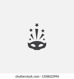 carnival Glyph icon. Simple sign illustration. carnival symbol design. Can be used for web, print and mobile