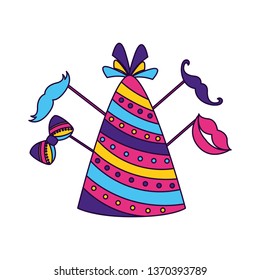 carnival hat party bowtie