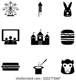 carnival icon set