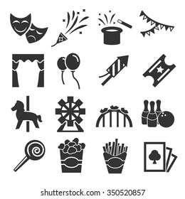 carnival icon set