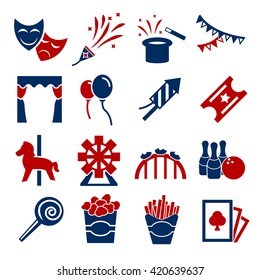 carnival icon set