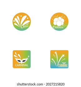Carnival icon and symbol vector template
