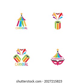 Carnival icon and symbol vector template