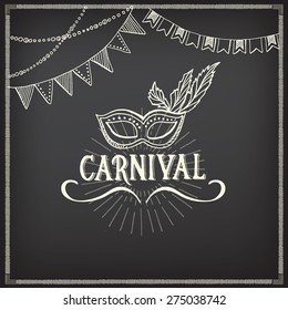 Carnival icons, sketch design.