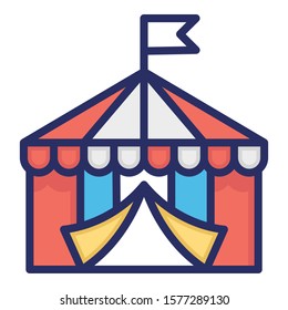 
Carnival Isolated Vector Icon which can easily modify or edit
