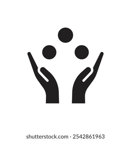 Carnival Juggling Filled Icon Vector Illustration