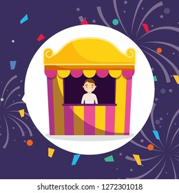 carnival kiosk entertainment icon