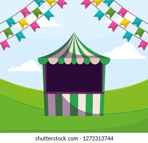 carnival kiosk entertainment icon