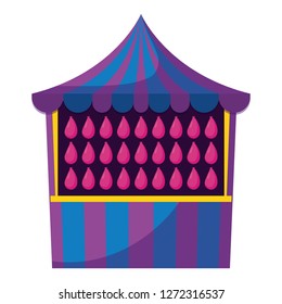 carnival kiosk with water balloons