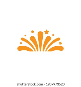 Carnival-Logo-Design mit Geometrie
