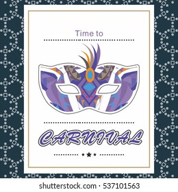carnival mask